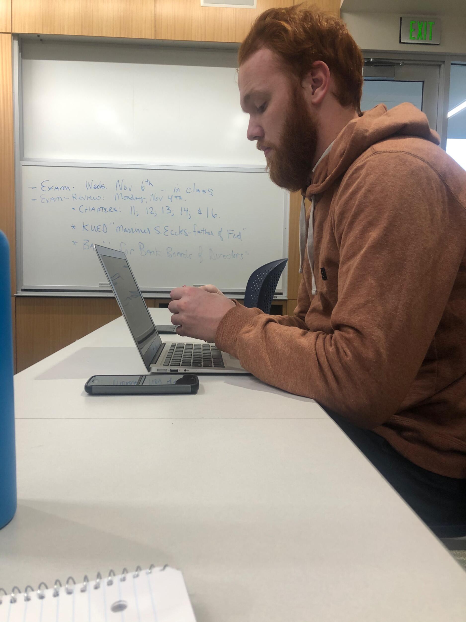 Aaron always liked to come to Matisse's finance classes.  Partially because he loves finance and investing, partially because it gave Matisse more of an incentive to go.