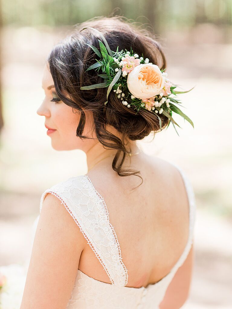 22 country-chic wedding hairstyles for long hair