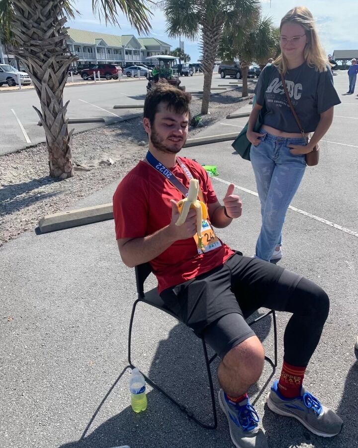 Seth finishes a marathon - with no training