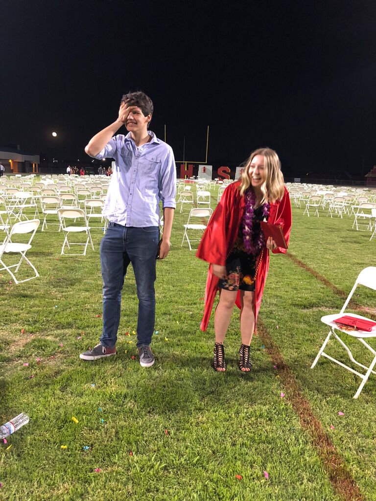 Skyler graduated from high school!