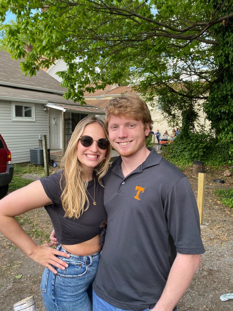 Nick and Kate enjoy their Freshman year at UT together!