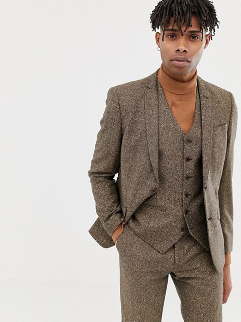 men's casual fall wedding attire