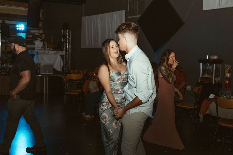 Went to our first wedding together,  Vanessa and Tom's Wedding.