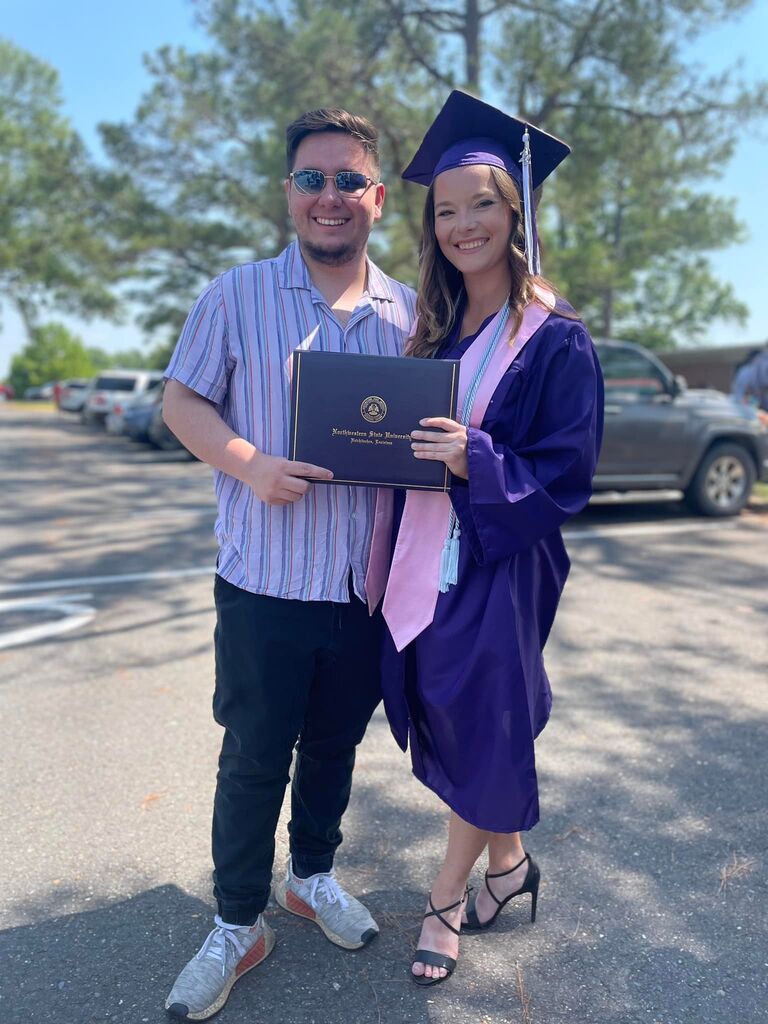 Then, I finally graduated college.