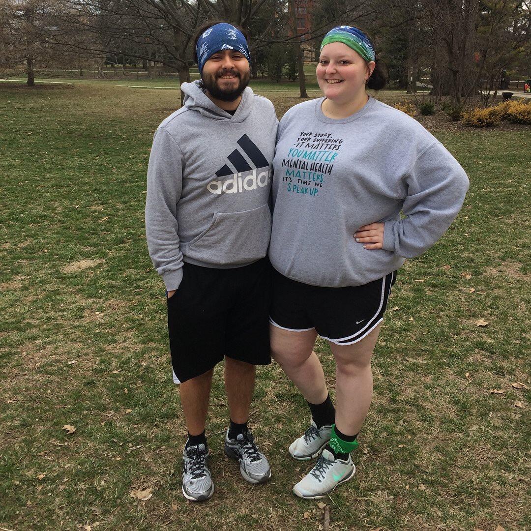 Savannah was the President of the organization, TWLOHA UChapter, her last year of college. Colin came to support Savannah and participated in the Run For It 5K that was being held for the organization.