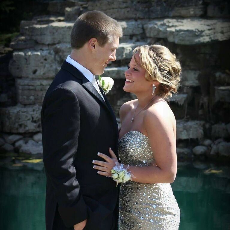 Prom, our first formal! 