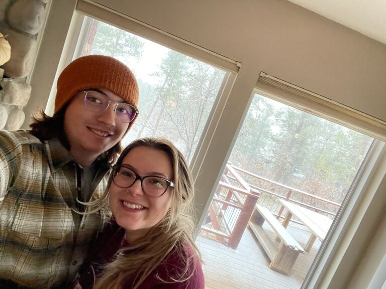 The first snow at our home.

Franktown, CO