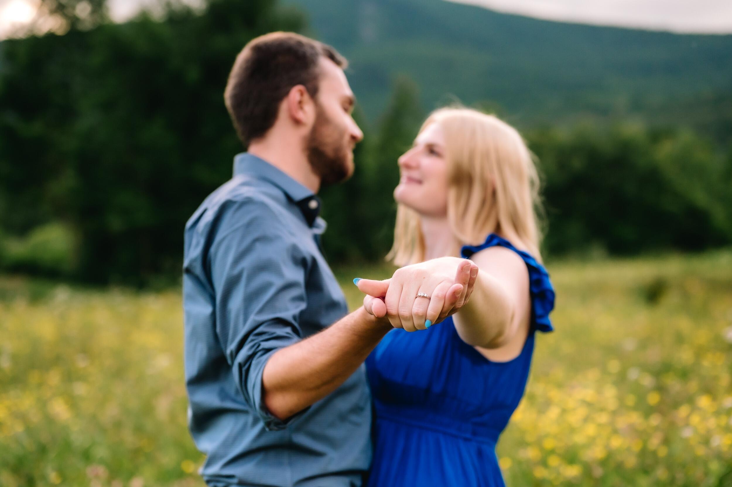Our engagement photoshoot at Mount Greylock in Massachusetts