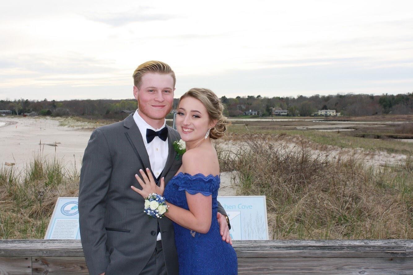 Ashley's Junior prom together