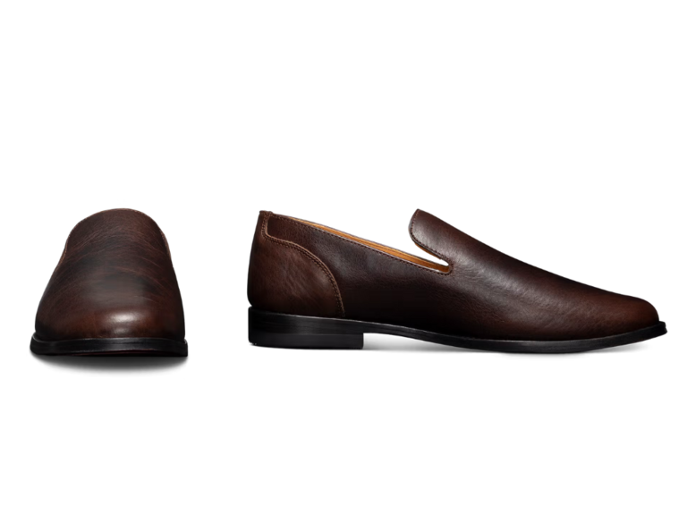 Tecovas slip on beach wedding shoes from Tecovas