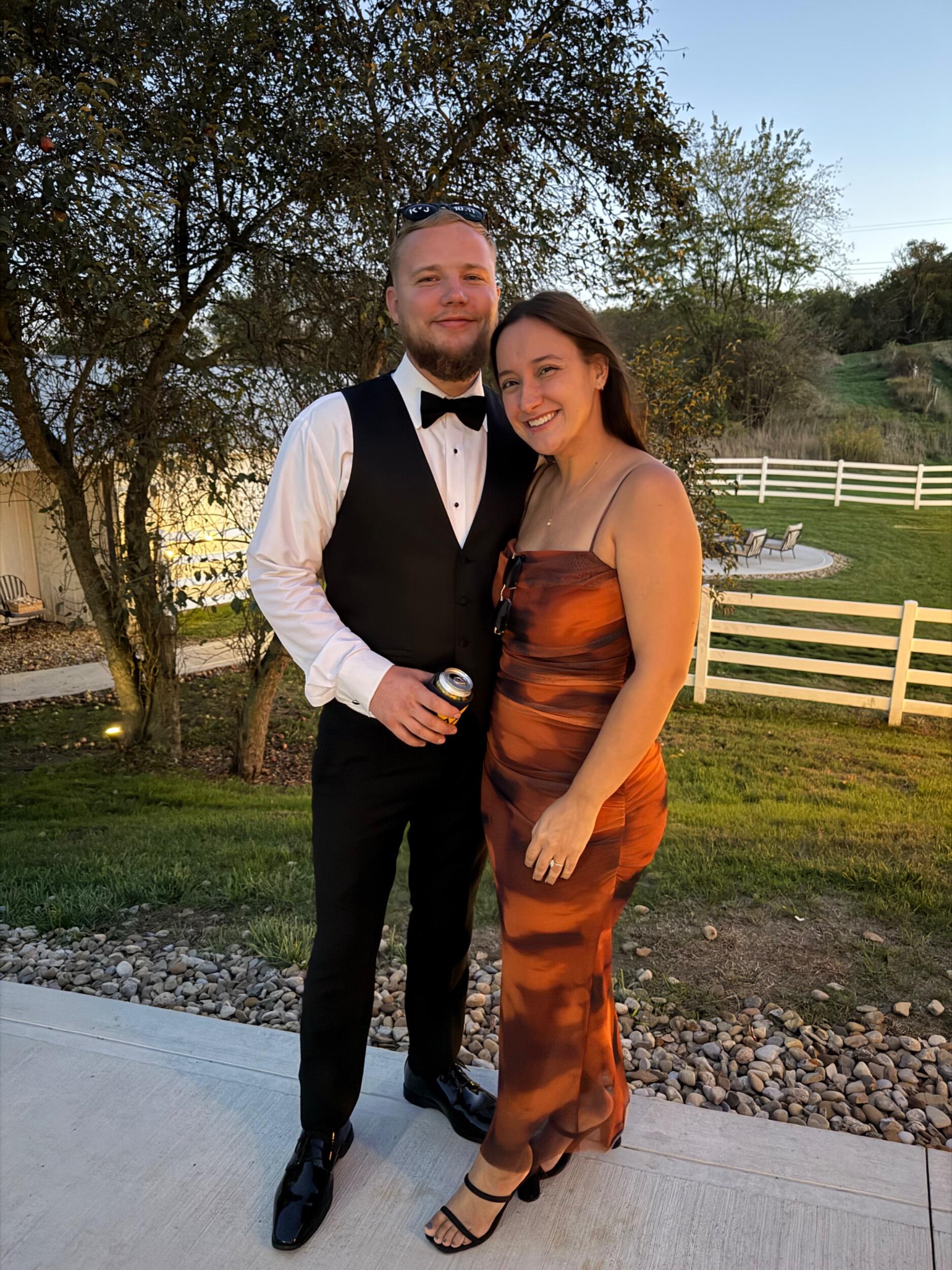 Kyle’s first time being a groomsman in one of his friends weddings!

Can’t wait to celebrate our wedding with all of you! :)