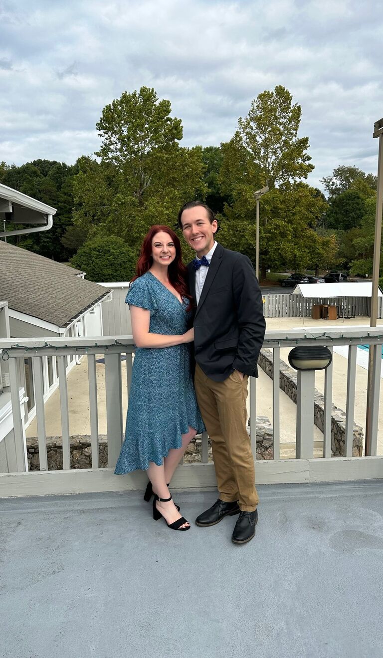 First wedding as a couple