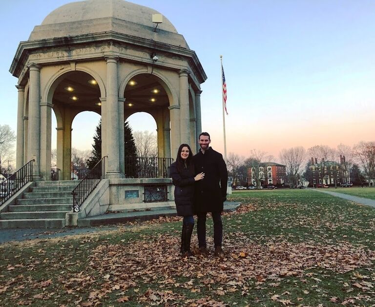 First Thanksgiving together in Massachusetts!