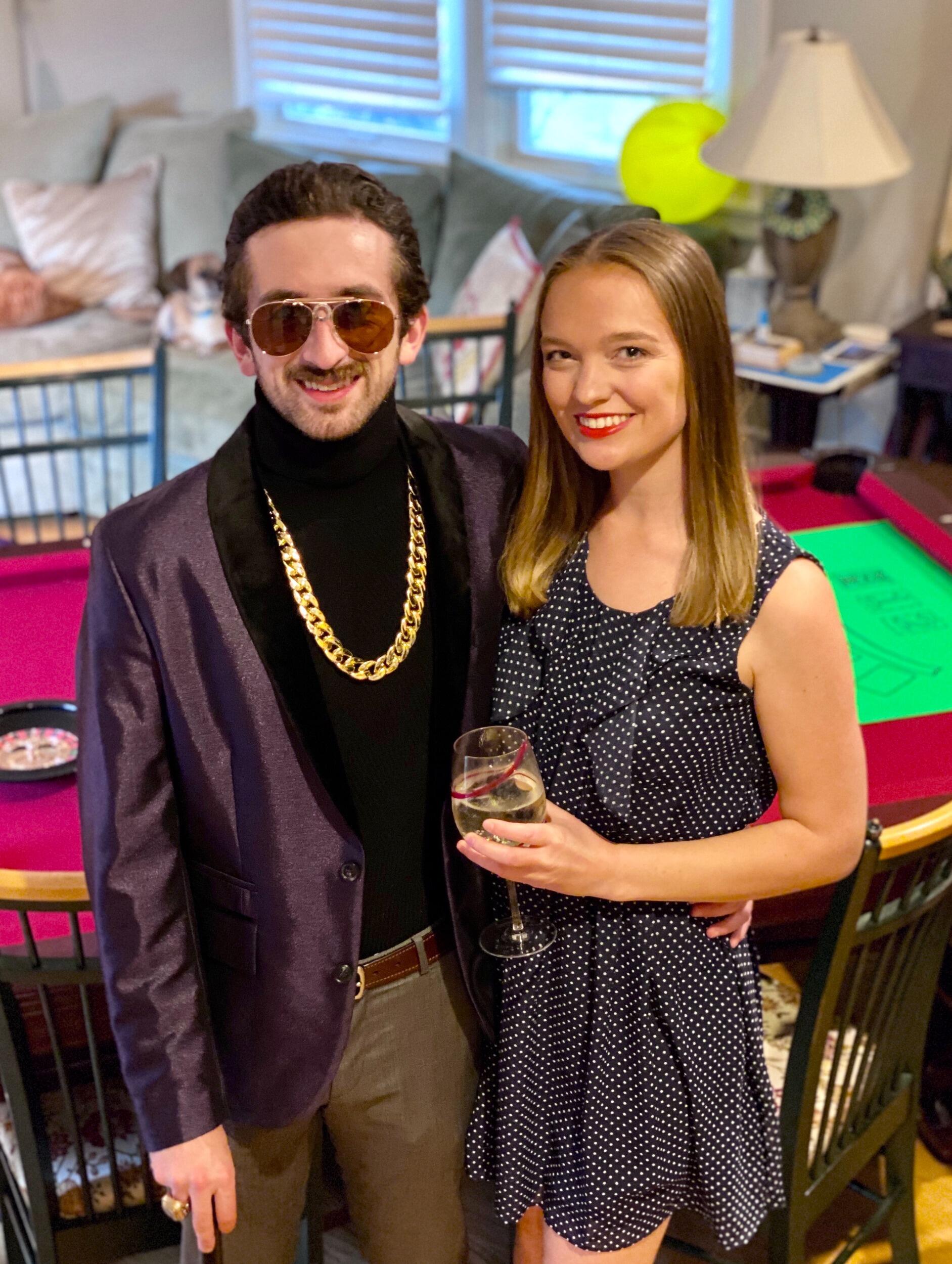 Chris' mom Carollee thought of some fun ways to keep quarantine busy! Casino night... one of many of 2020.
