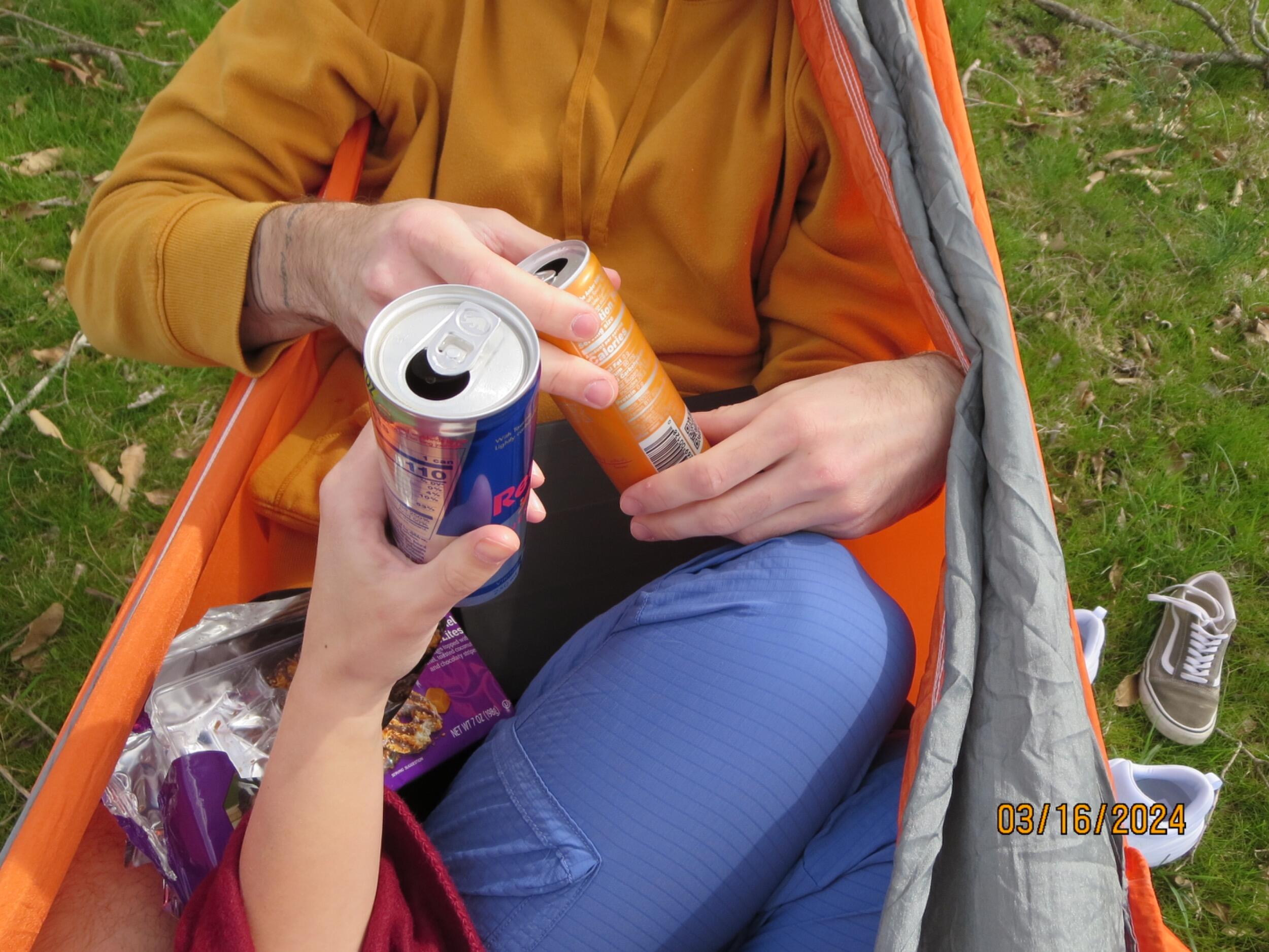 SPRING IS HERE! GOTTA CRACK OPEN A REDBULL AND DUST OFF THE HAMMOCK.