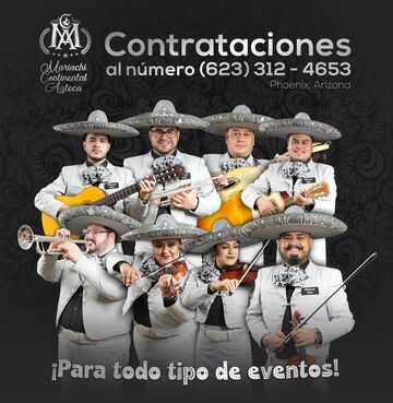 Mariachi Continental Azteca - Mariachi Band - Phoenix, AZ - Hero Main