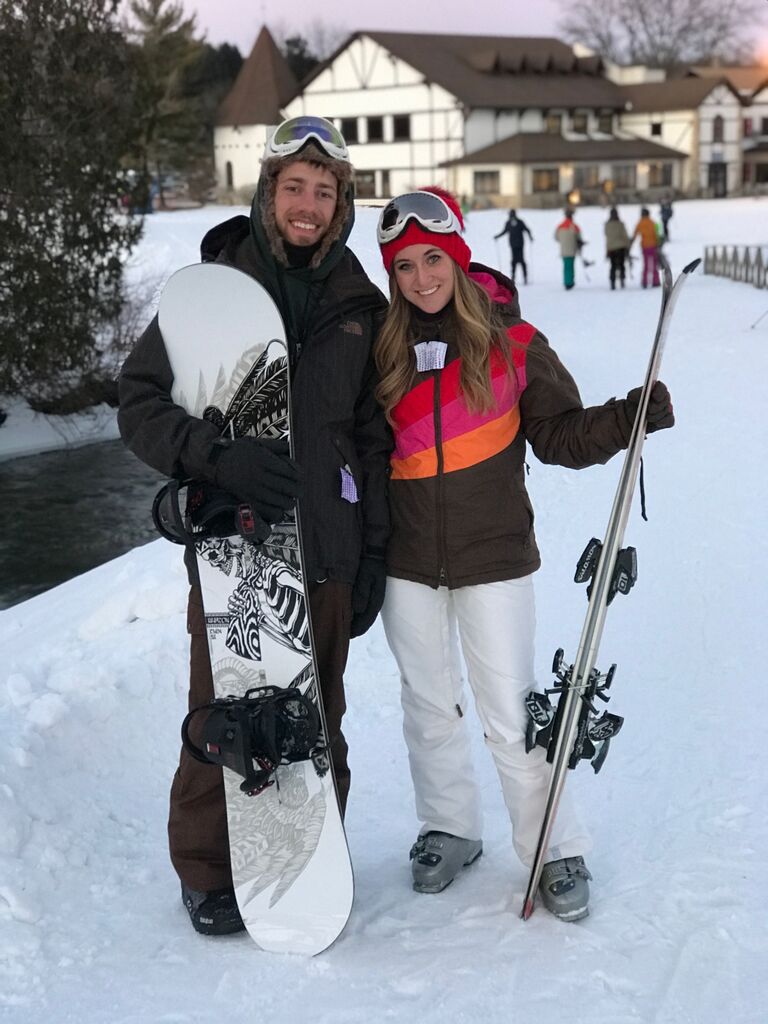 Skiing at Alpine Valley!