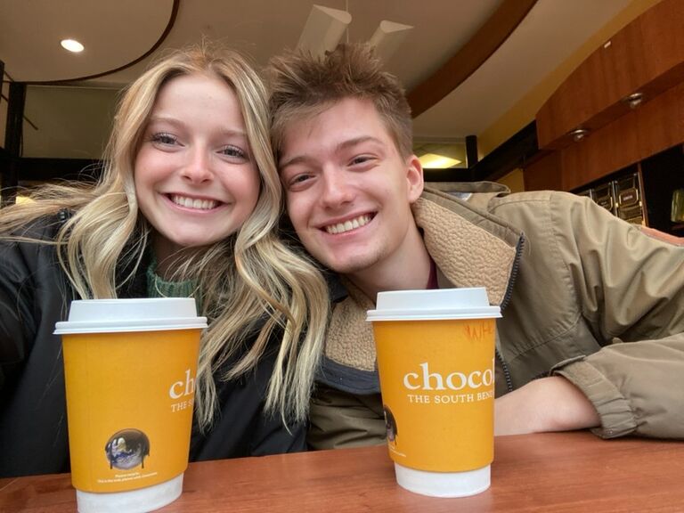 Celebrated Eden's birthday in Indy with the best hot cocoa.