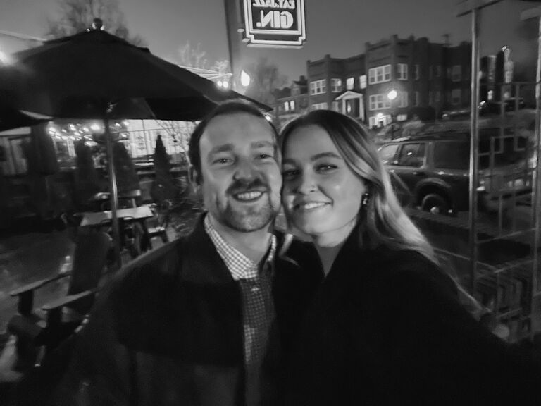 After a little over a month of dates (including the first that David had no idea was a date) David and Sara became official and went to Adelaide's Gin Joint to celebrate (10/10 would recommend)
(P.S. - Adelaide's Closed in Aug. 2024, rip.)