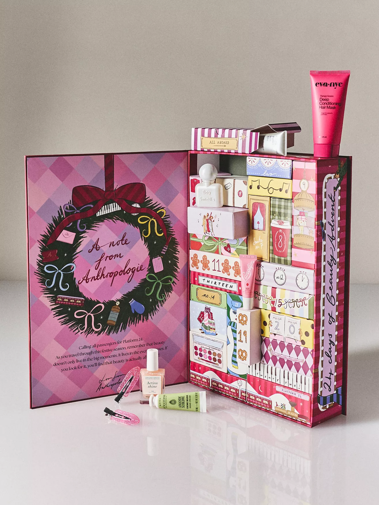 Anthropologie's 24 days of beauty advent calendar for girlfriend