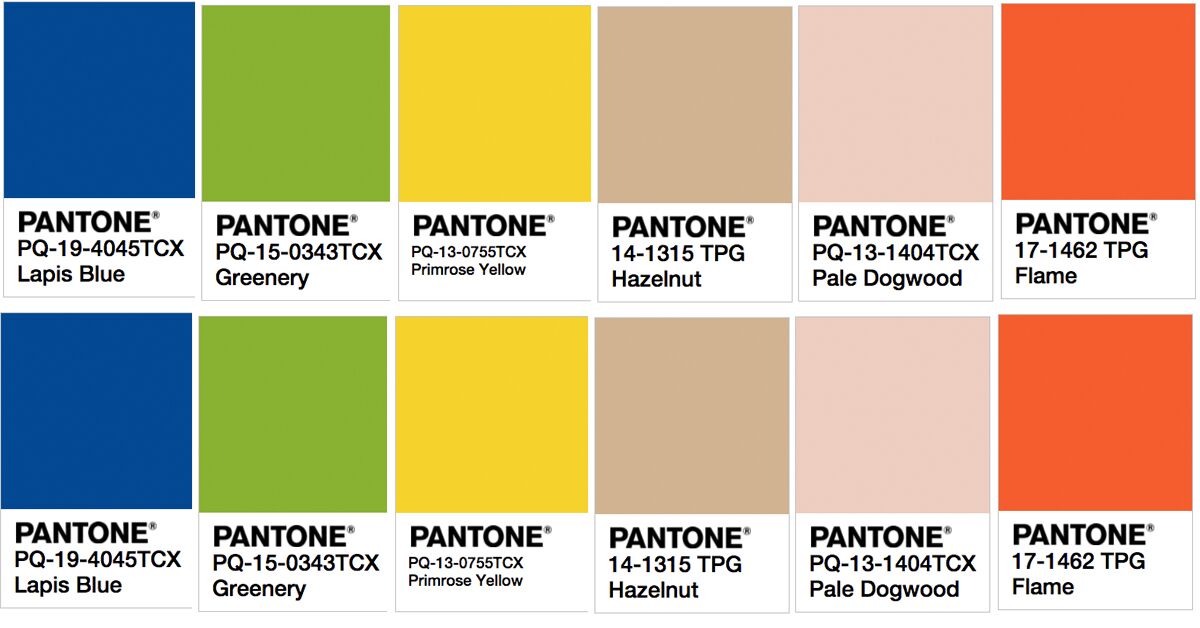 Pantone's Hottest Color Trends for Spring 2017