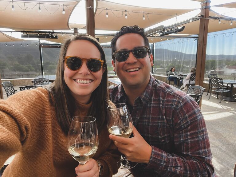 Julie taught Andrew how to like wine.