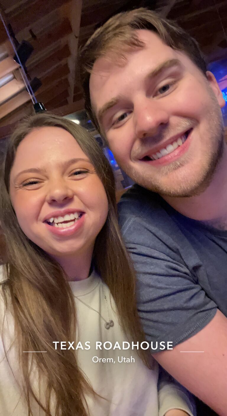 Blake found out firsthand that Cam can and will eat her body weight in steak.