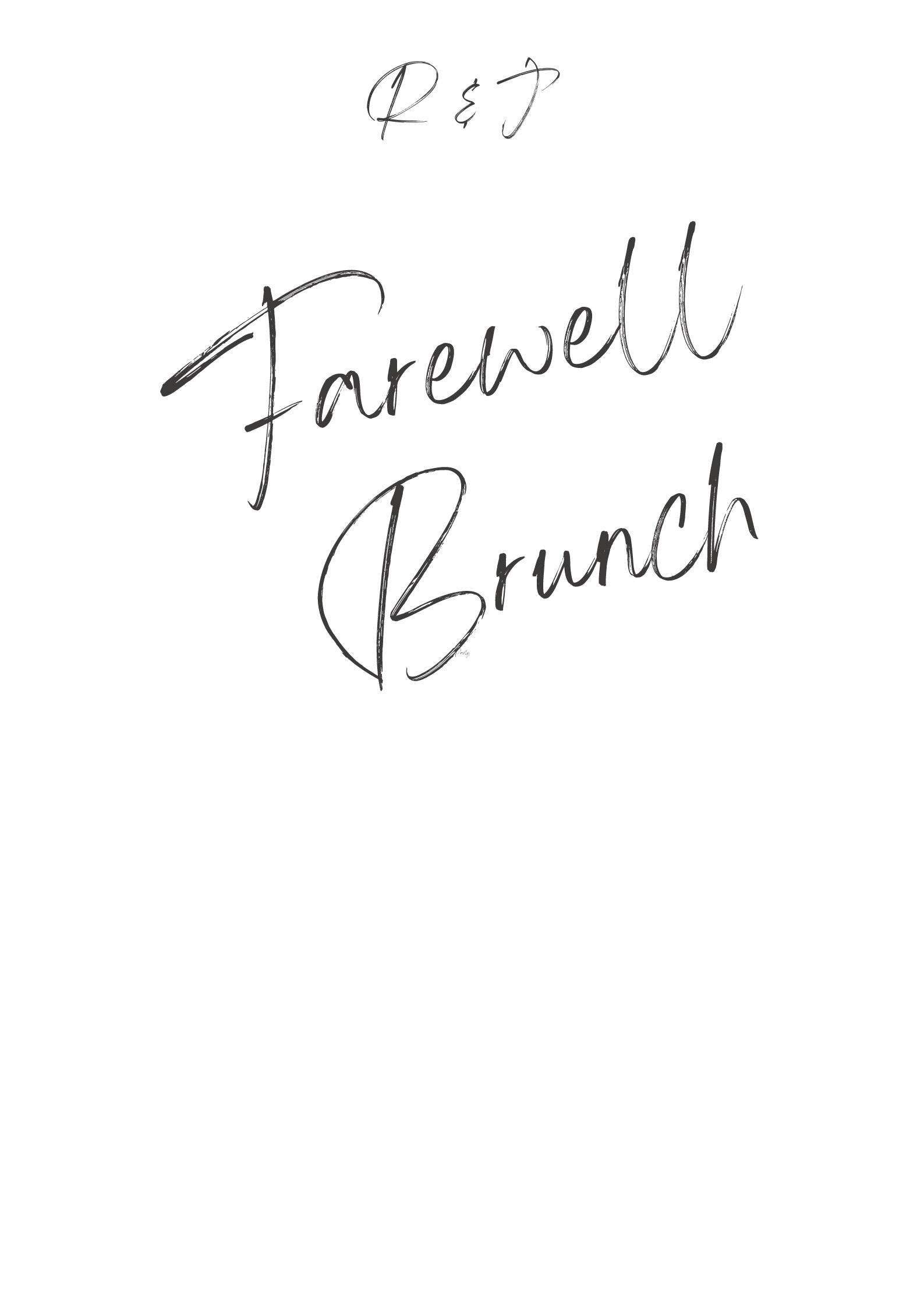 Please join us anytime between 9-11am on Sunday for a farewell brunch at the Grove Park Inn held at the Mountain View Terrace (same location where the ceremony on Saturday will be). We would love to see you one last time and send you off with full bellies before a bittersweet goodbye! 

Dress Code: Brunch Casual 