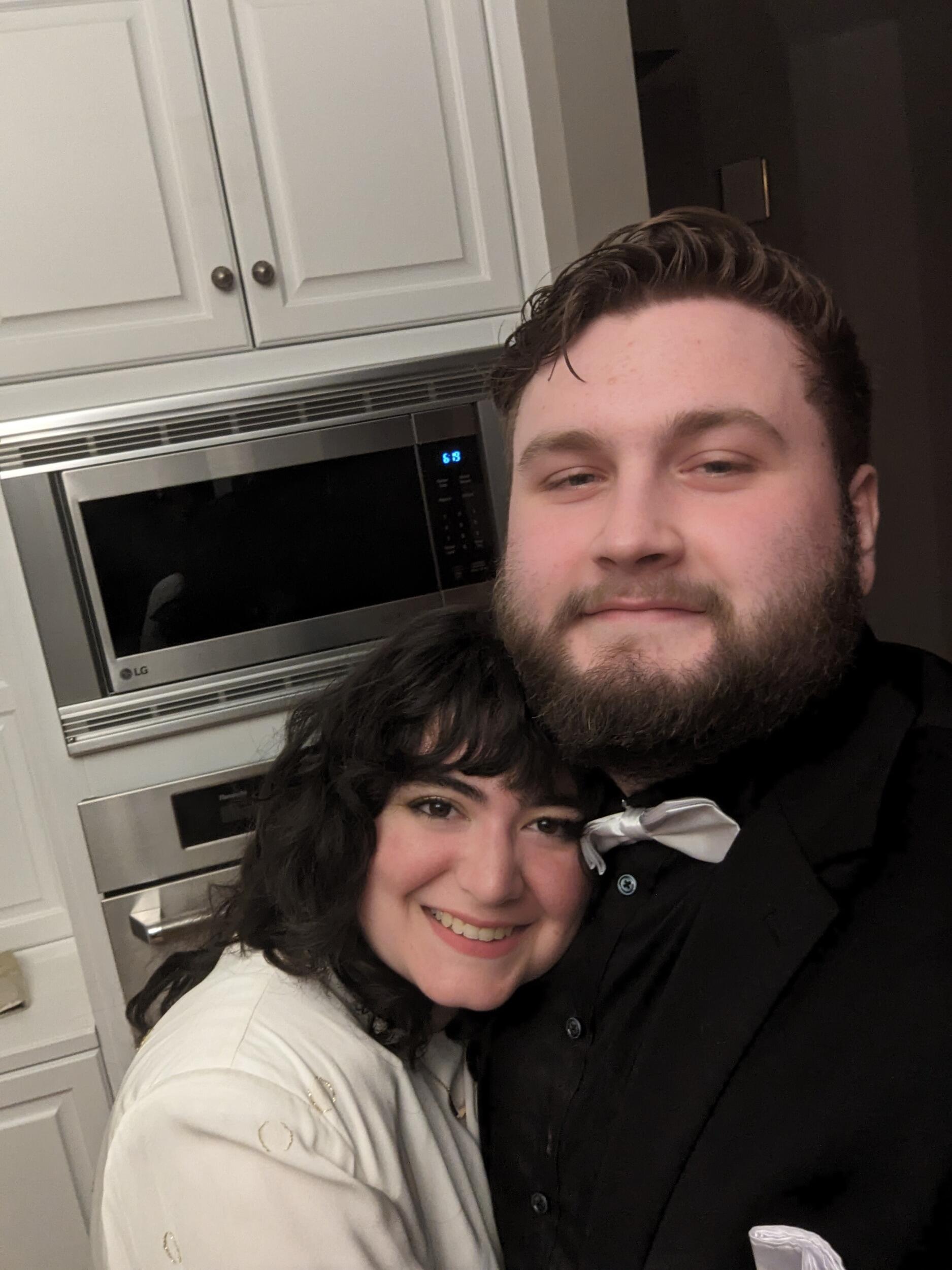 3rd date! We went to Wilmot Stage Stop - ironically enough, someone asked us if we had just gotten married!