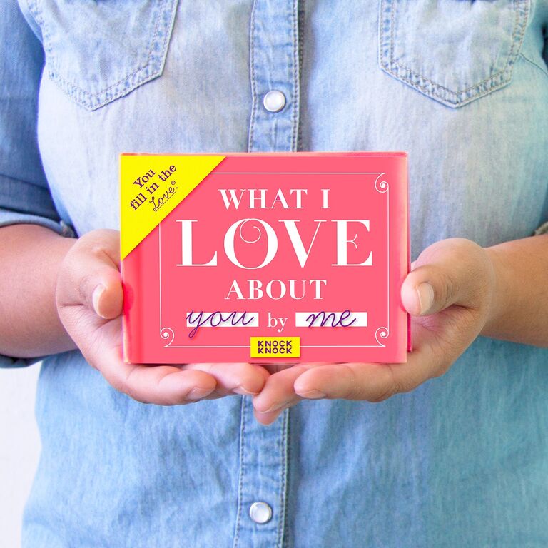 Fill-in-the-blank journal Valentine's gift for husband