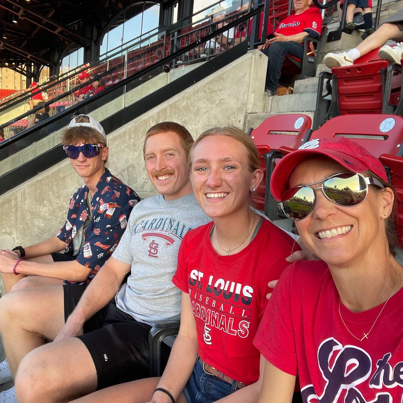 Zach's first visit to St. Louis included a Cardinal baseball game, strawberry picking with Grandma, and visits to the Arch, the Zoo, Forest Park, and Klondike Park.