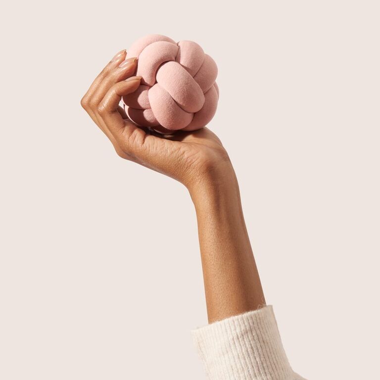 Sensory hand-sized pillow gift idea from Bearaby. 