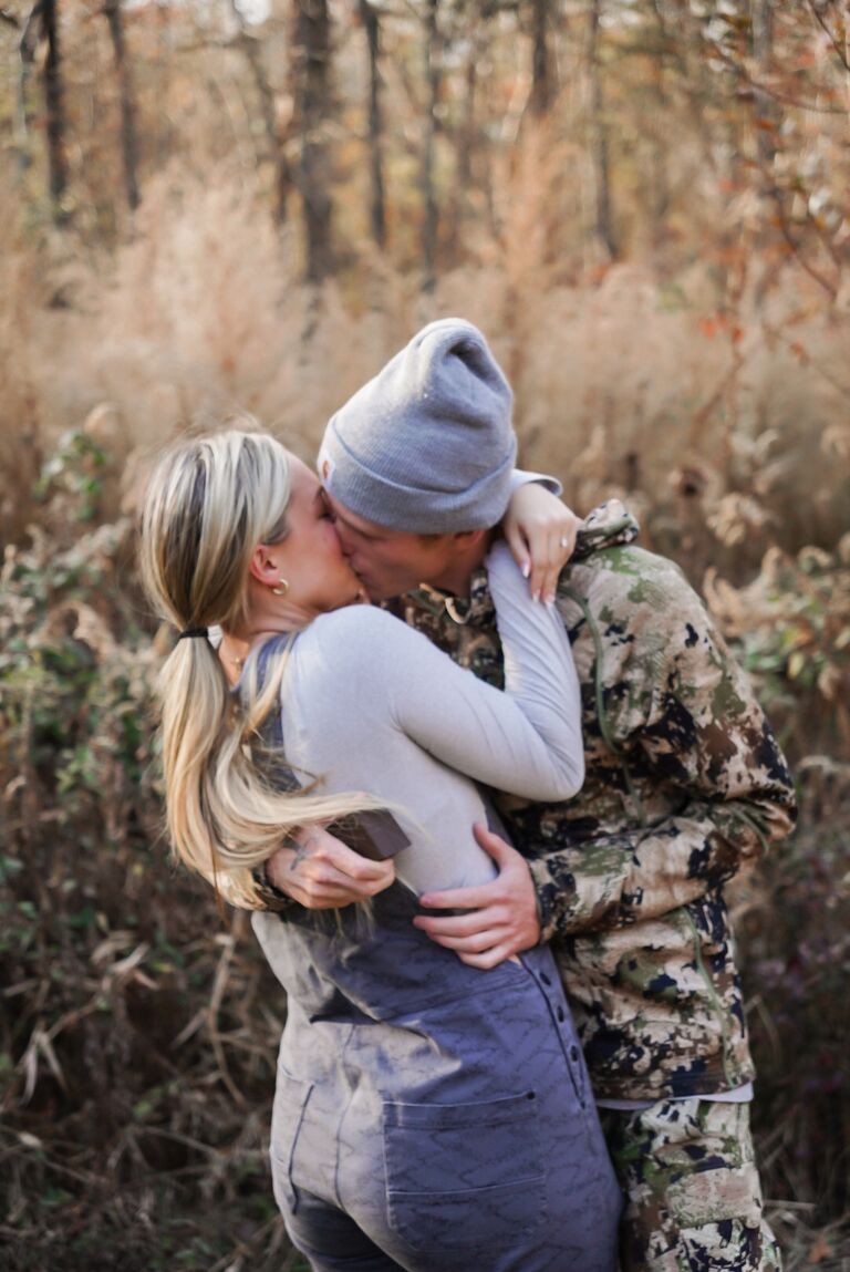 The best day ever! Will took Ivey hunting and surprised her with the sweetest engagement! They unfortunately did not shoot a deer that day.