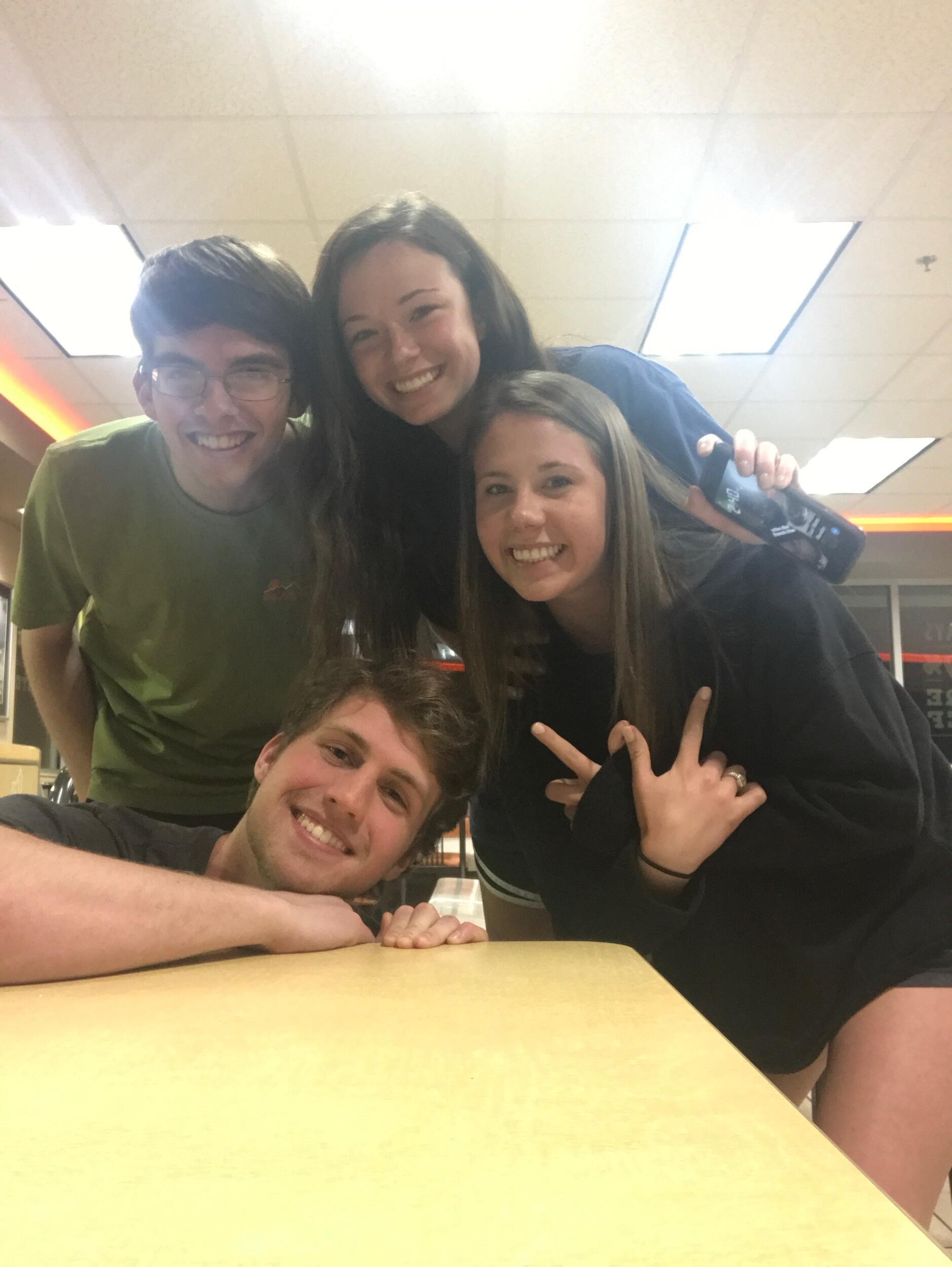 The last freshman year "Whataburger Monday" hangout before summer began.