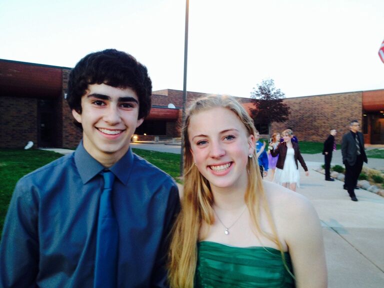 Our First Dance in 8th Grade