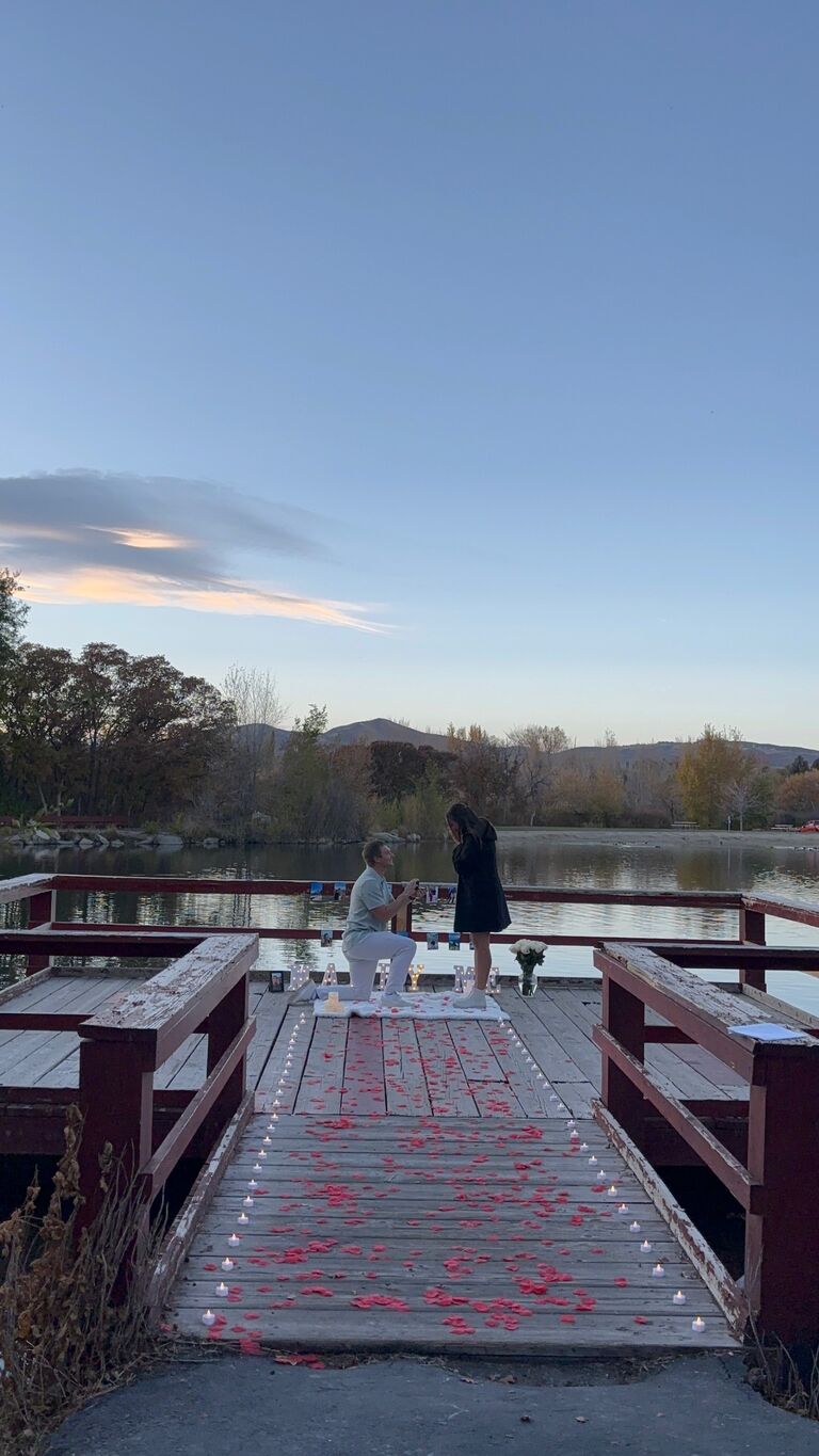GOT ENGAGED.