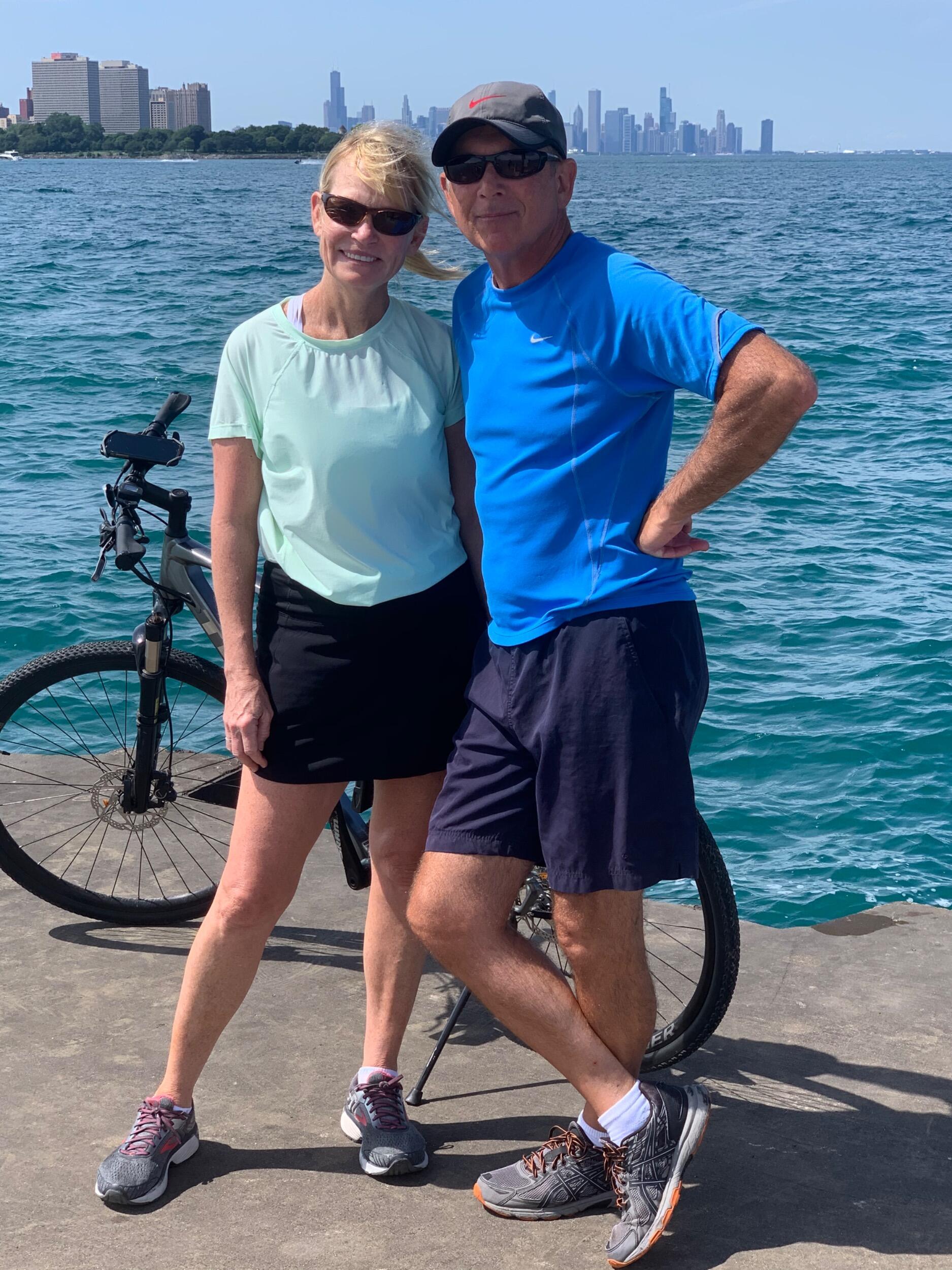 Biking the lakefront is one of our favorite things to do in Chicago.