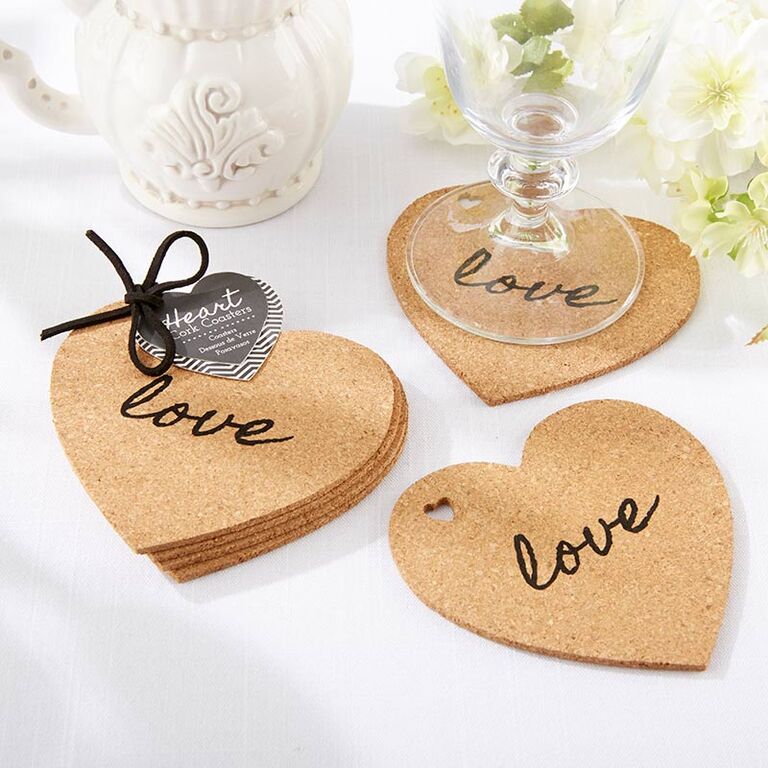 Bulk Personalized Cork Coasters, Wedding Favors for Guests, Party Coasters,  Bridal Shower Gift, Wedding Gift, Business Promotional Items 