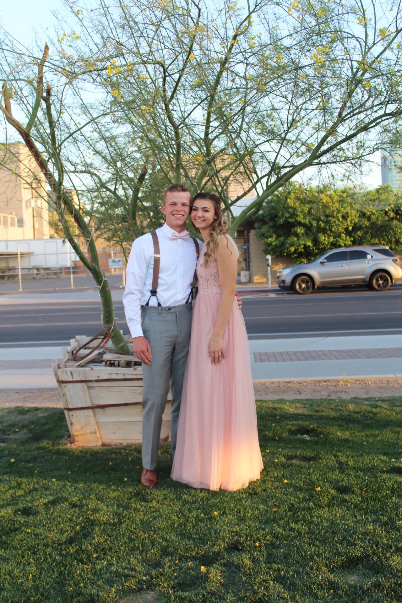 The day we started dating and our first prom:)