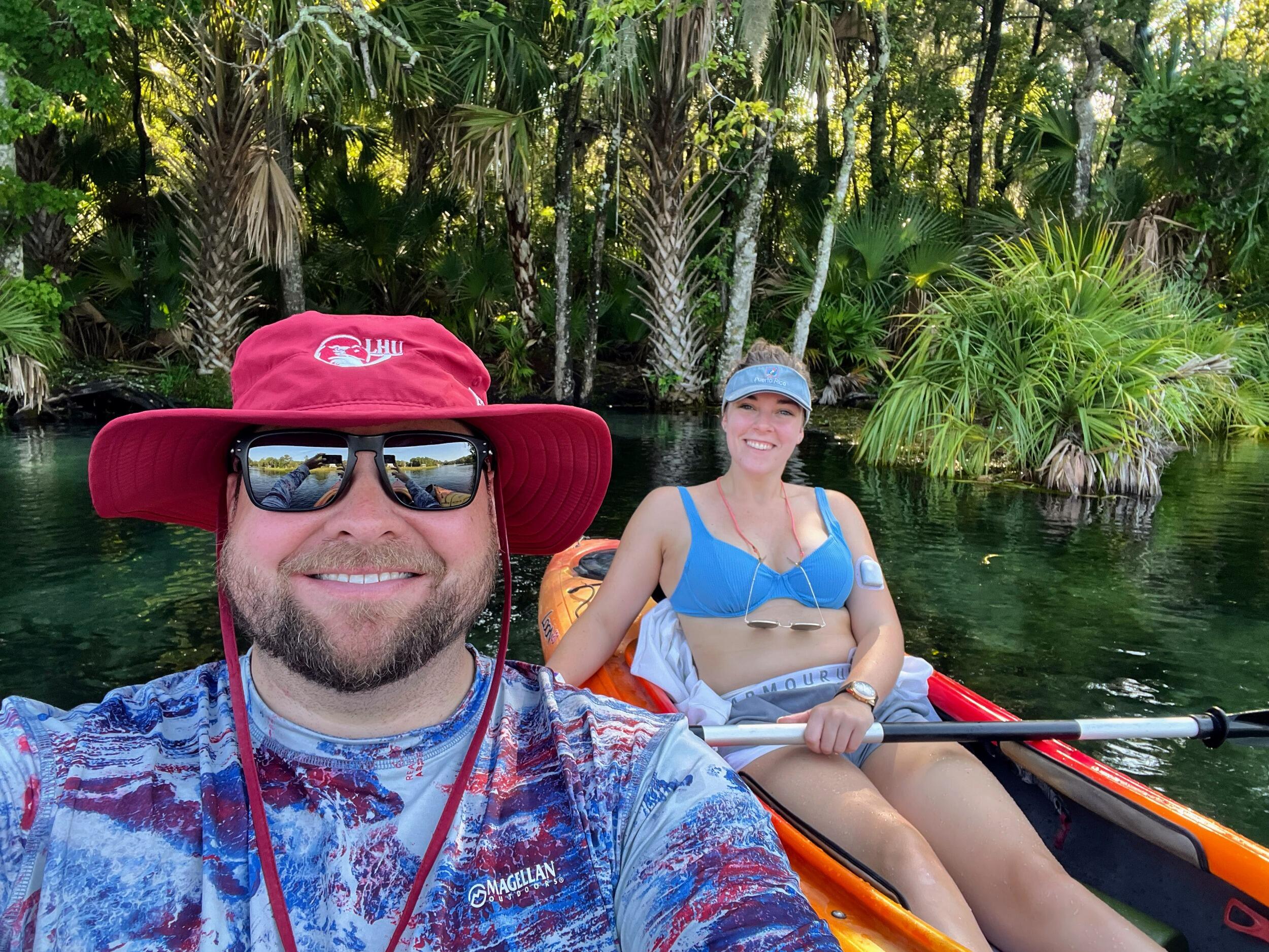 Went on vacation from somewhere hot to somewhere hotter... Florida in the summertime!