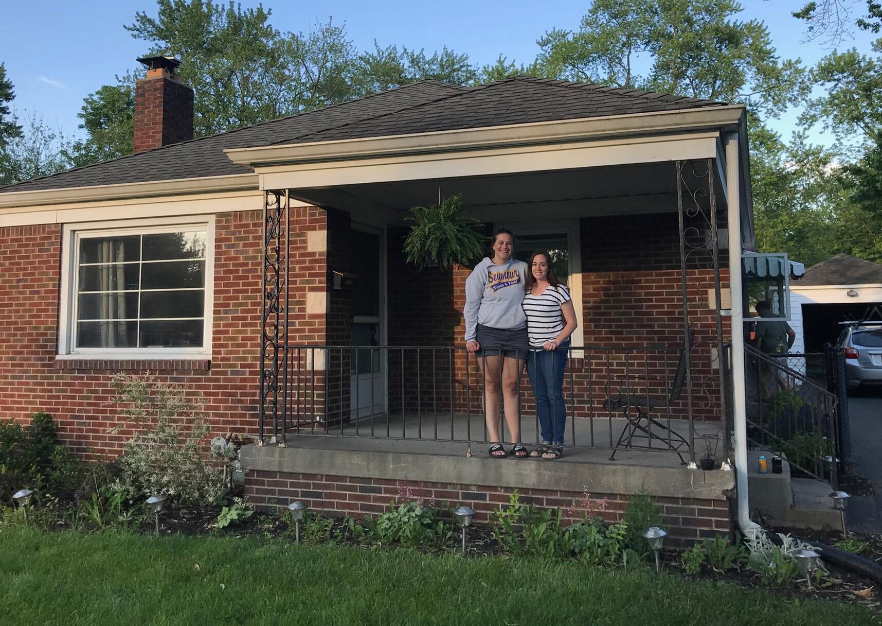 Closing Day on our new home together. 