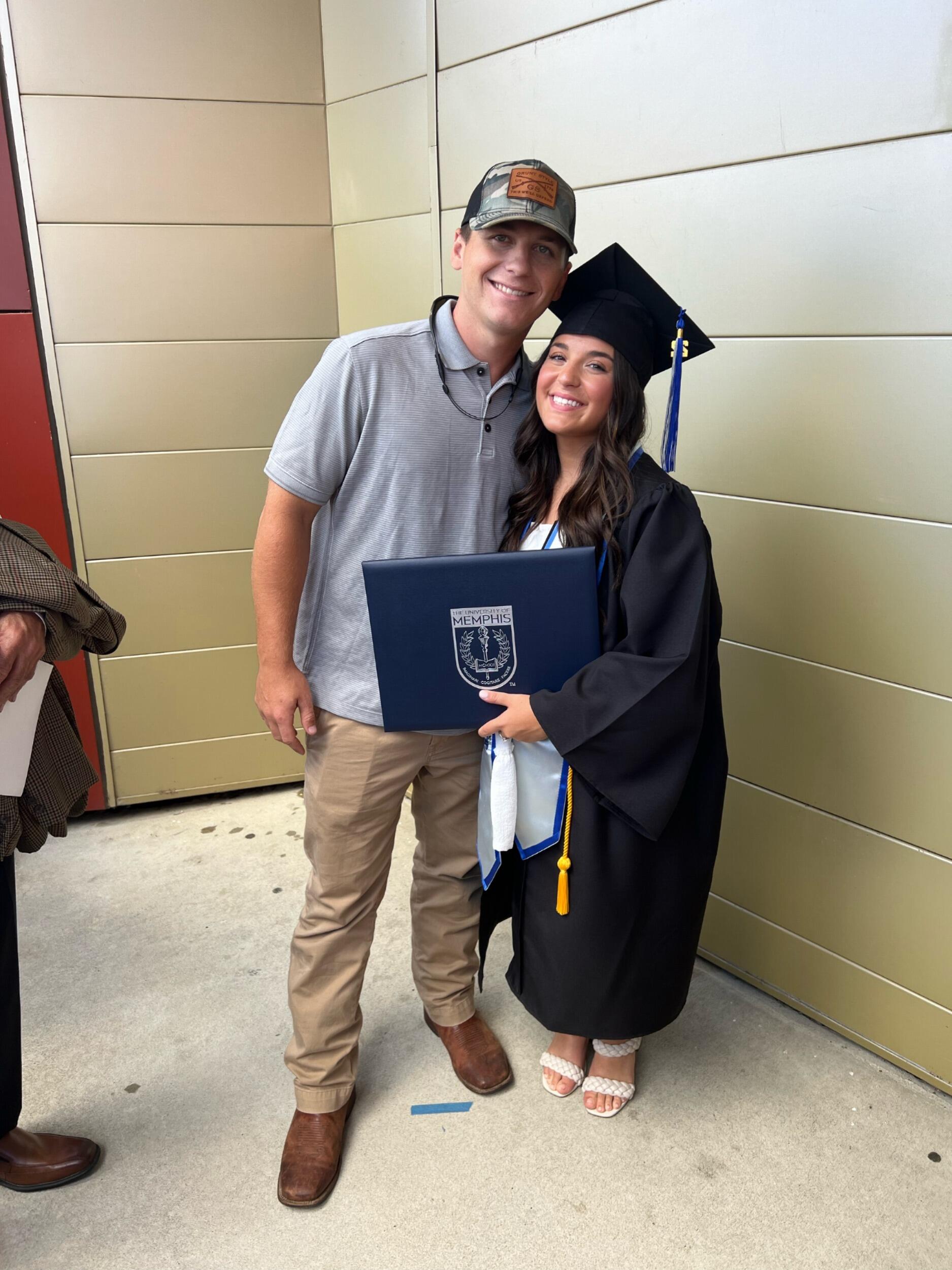 Gabby’s graduation. They are always there to support each others accomplishments!