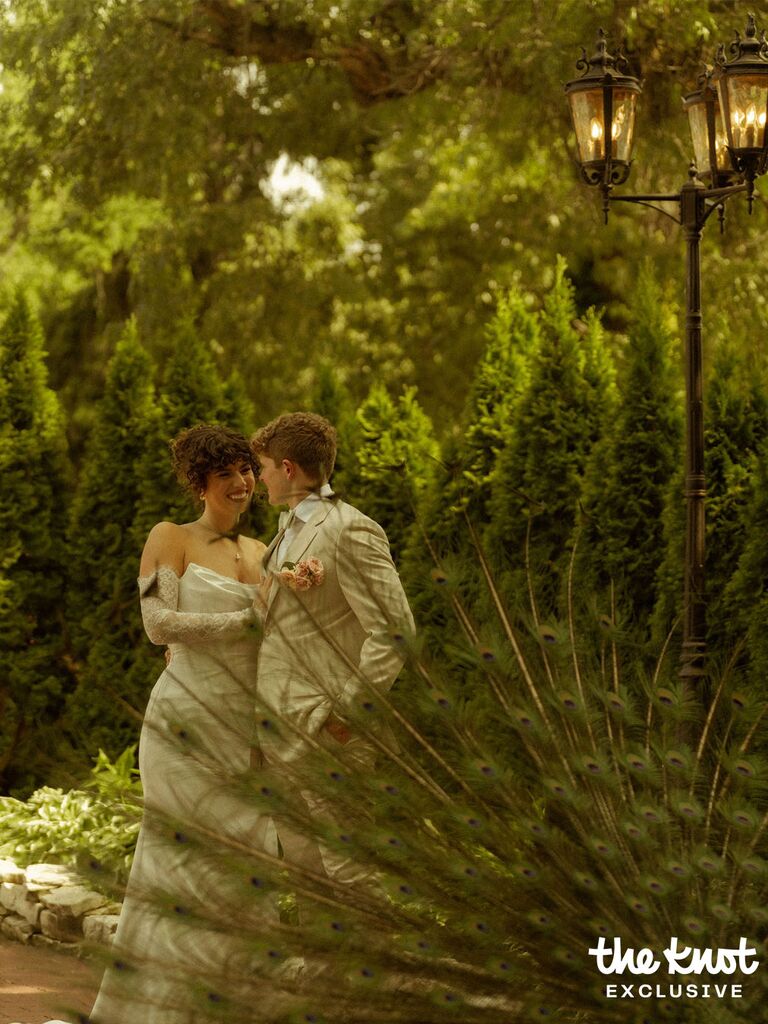 Tommy Winkler and Jessica Pappas on their wedding day
