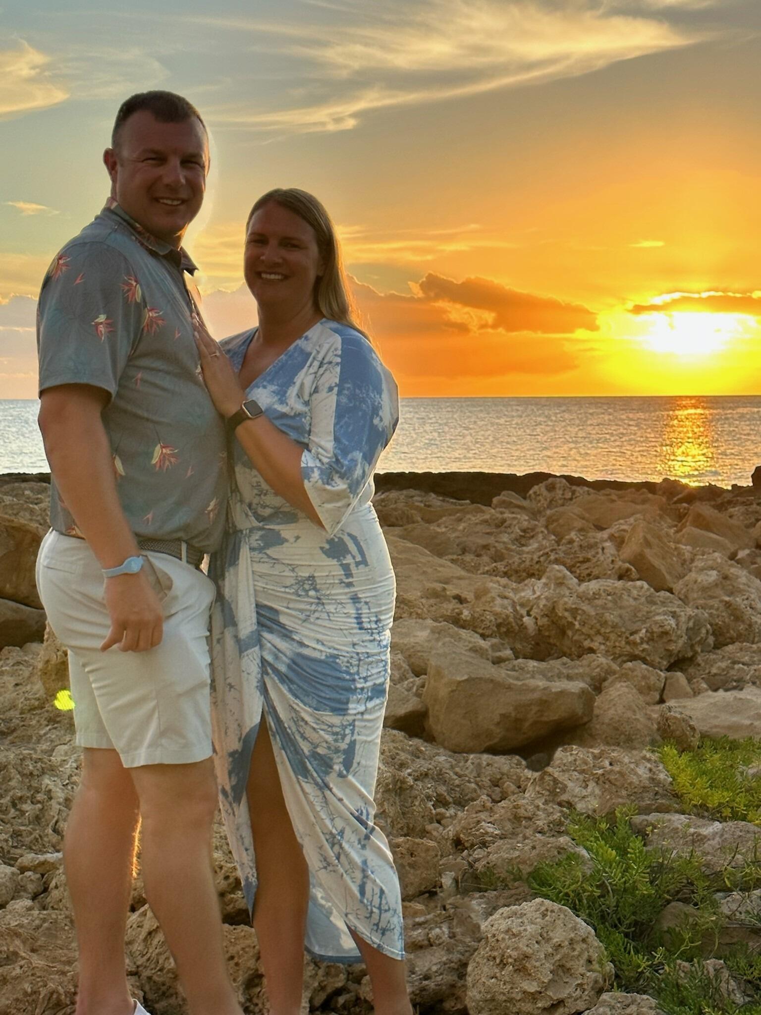WE GOT ENGAGED IN HAWAII 