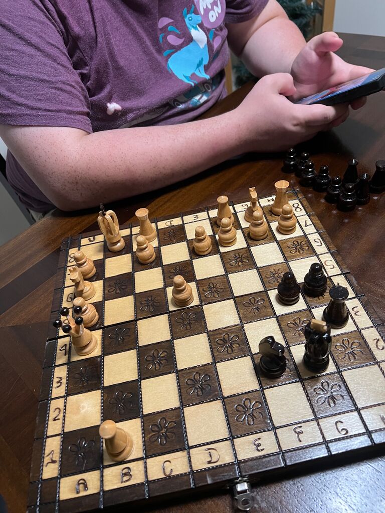 Love learning how to play each other's favorite games.