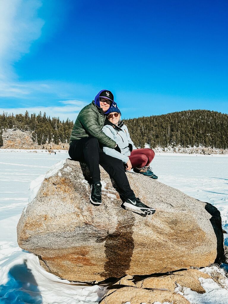 winter exploring, echo lake, co