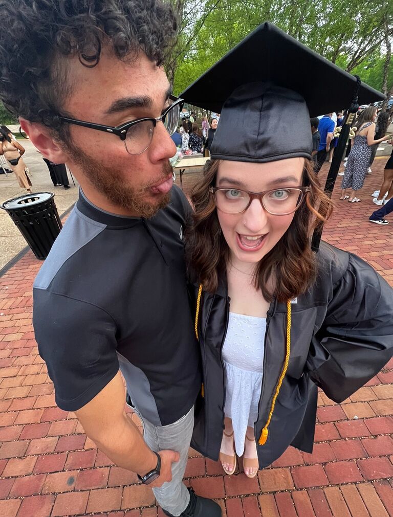 I graduated Piedmont Virginia Community College! He truly was my hype man through all the assignments that I dreaded :)