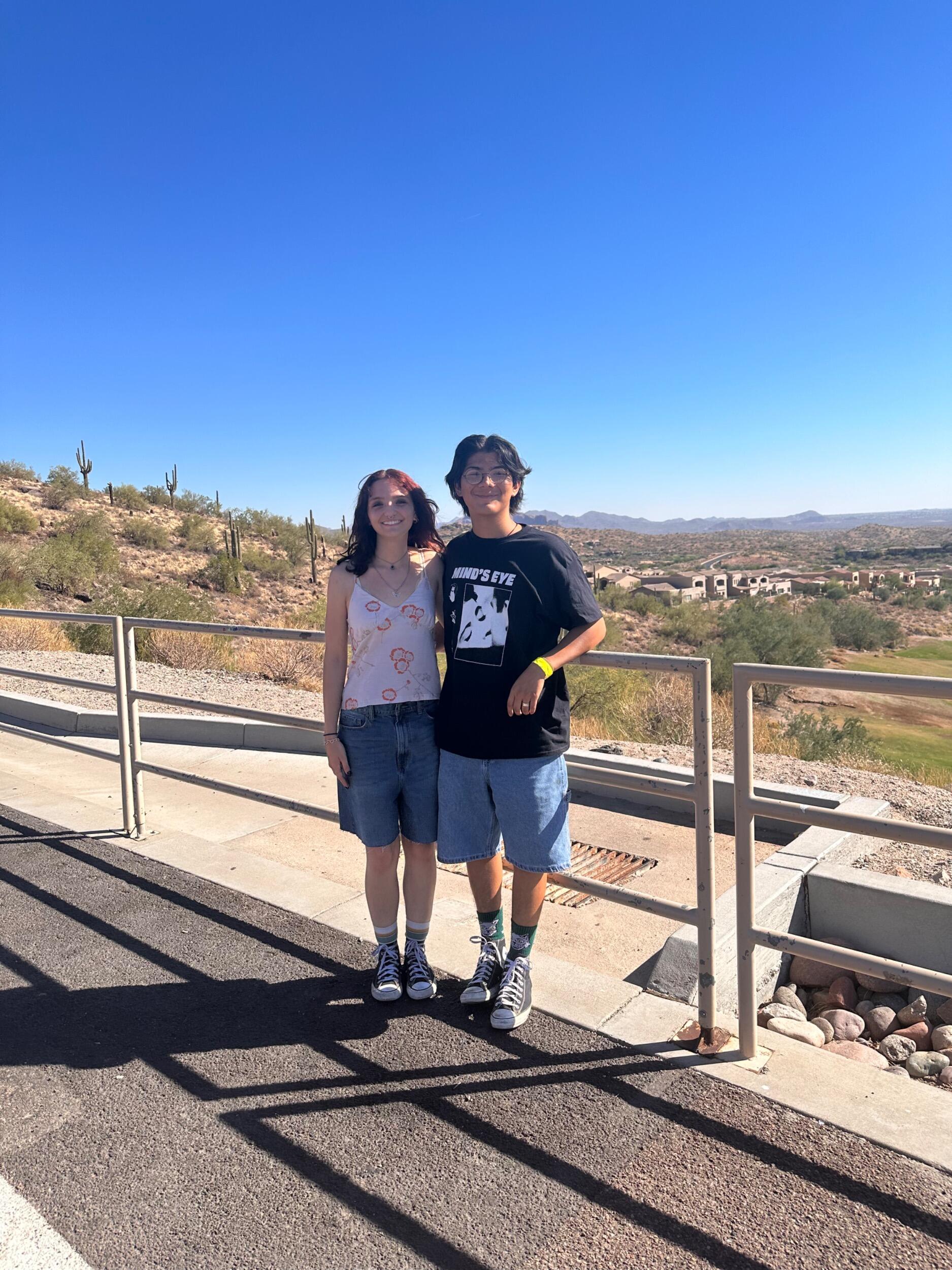 Our first road trip! We traveled to Arizona for a concert, so so fun and met this lovely couple who took this photo of us