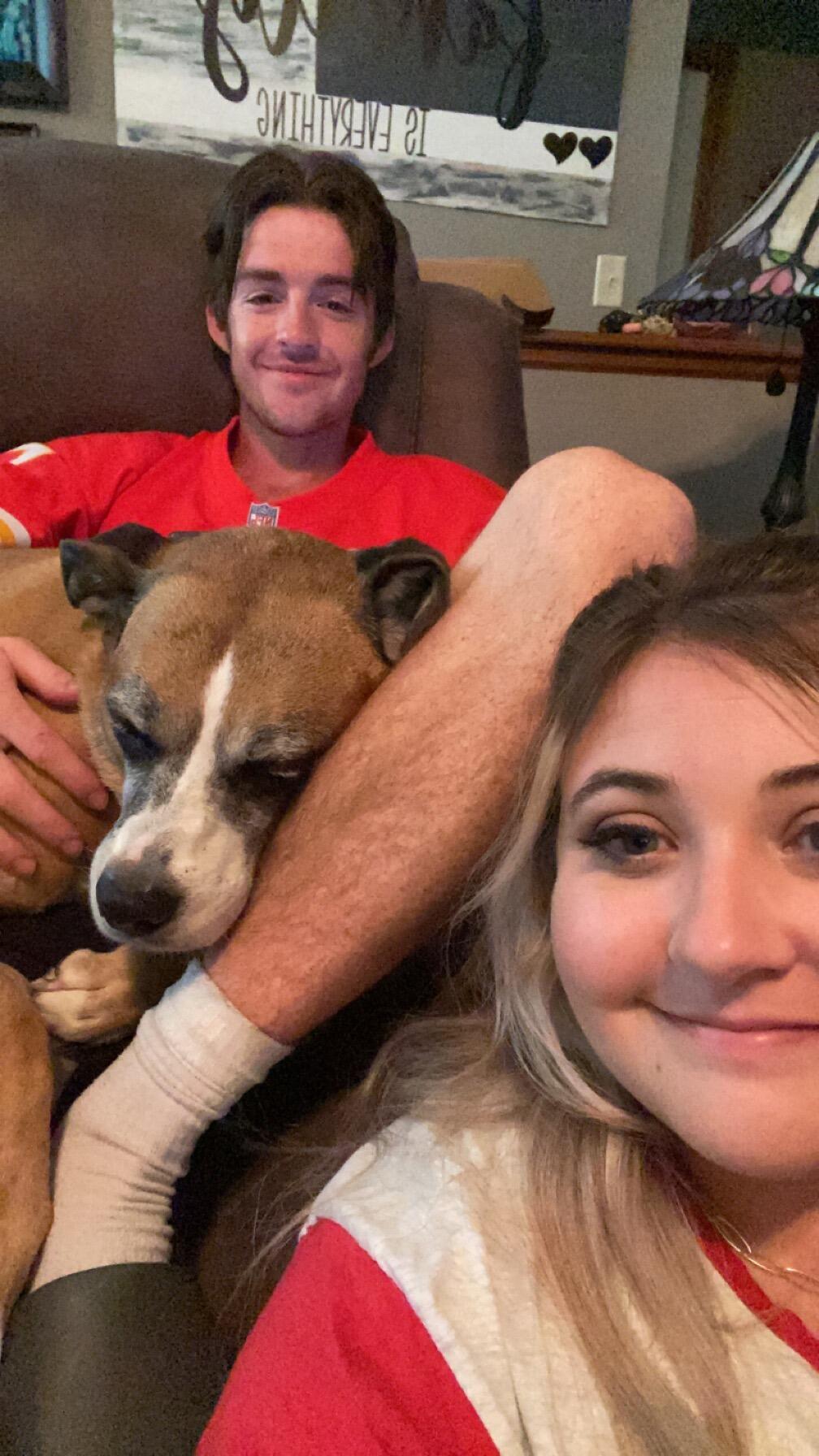 I absolutely love our little family—me, Zane, and our fur baby, Royal. We may be small, but we’re full of love. It’s everything I’ve ever wanted and more.