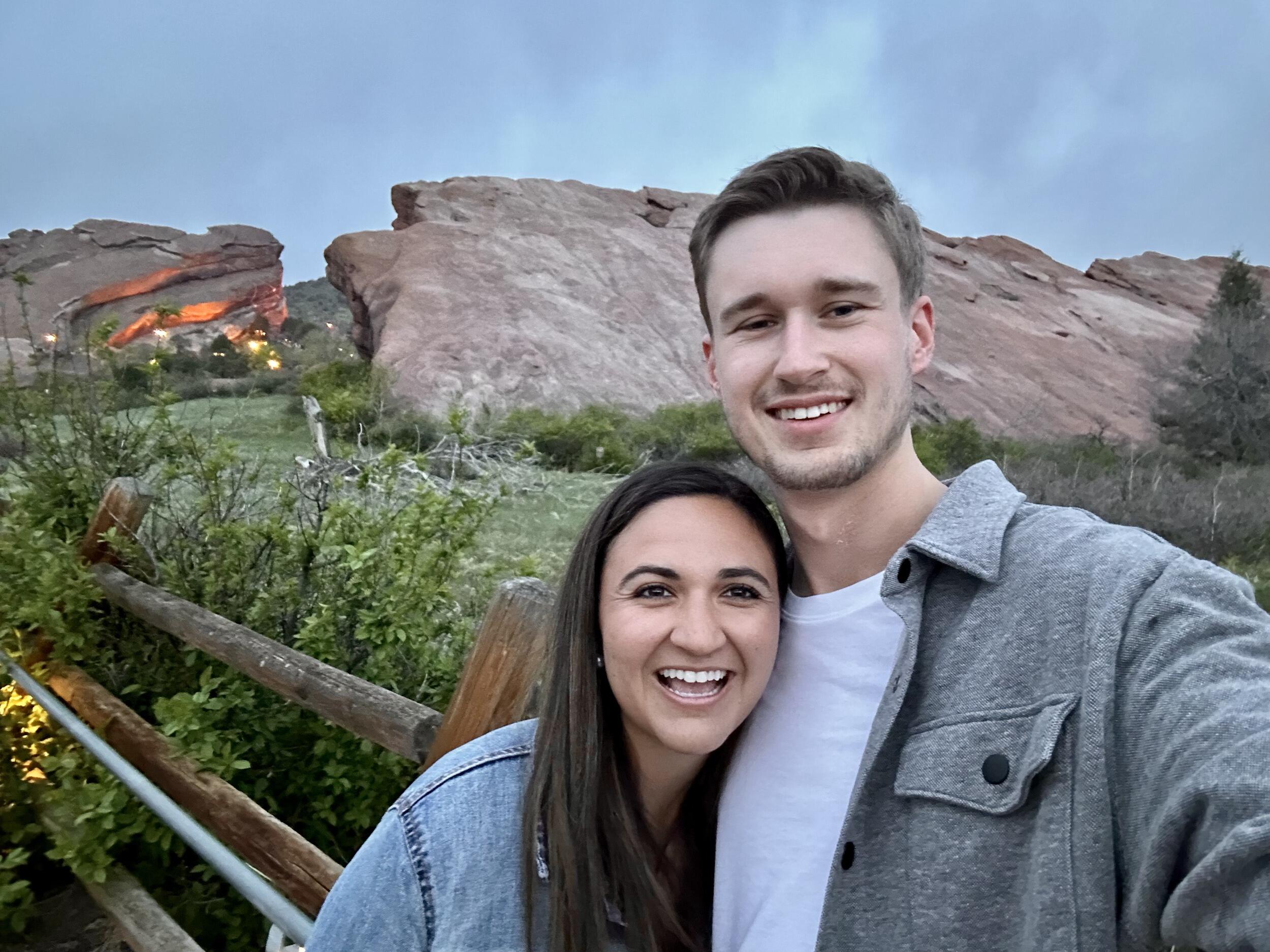 Red Rocks Concert! My favorite activity is to convert Nick to all of my music. He is slowly trying to swindle me into liking his music but I just don't do Rock